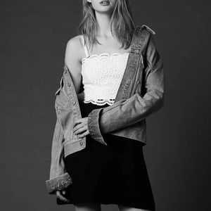 Sandro Gorka Two Tone Lace Dress Size 36 NWT